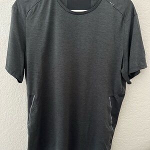 lululemon athletica Charcoal Short Sleeve Tee